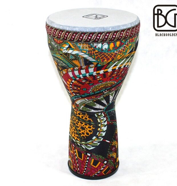 black golden bg黑金 炫彩布艺 8寸非洲鼓 手鼓 奥尔夫 早教 包邮_7折