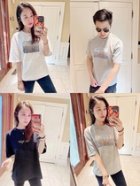 Full reduction of giant folding moose male and female identical small scissors short sleeve T-shirt Canada