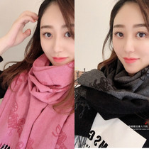 Clearance discount Super beautiful Coach double-sided carriage Letter Logo Wool Scarf Canada