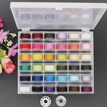 Plastic Shuttle Cartridge with 25 Strands Transparent Shuttle Homemade Material Bag Shuttle Heart Home Sewing Machine Sewing Cord