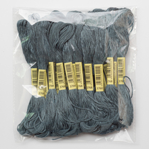 Cross Embroidery Cord 3768 Cord Nos. 10pcs 8m 6 strands of complementary cord Sockliner Embroidery Poking Le Cotton Yarn