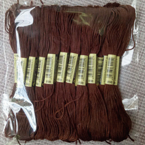 Cross stitch embroidery line 898 line number 10 pieces of 8 meters each 6 strands of complementary wire sockliner embroidery staple cotton yarn