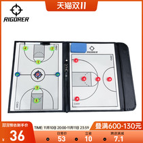 Pro Basketball Tactical Board Match Coach Basketball Command Board Foldable Tactical Rehearsal Board Tactical Book