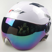 Guangdong v-21 childrens helmet boy girl girl electric car wind-wind cap small number of summer helmet UV-proof high-definition lenses