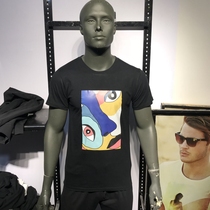 klauskobec mens clothing summer round collar pure cotton short sleeve t-shirt male summer casual T-shirt short sleeve damp young blouse