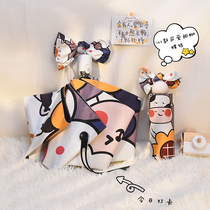 In the wind cute automatic umbrella folded barometer dual-use girl small portable parasol anti-UV parasol