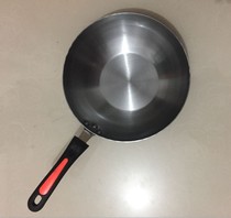 (Day special price) induction cooker gas stove universal cooked iron pot wok round bottom non-coated thick pot wok