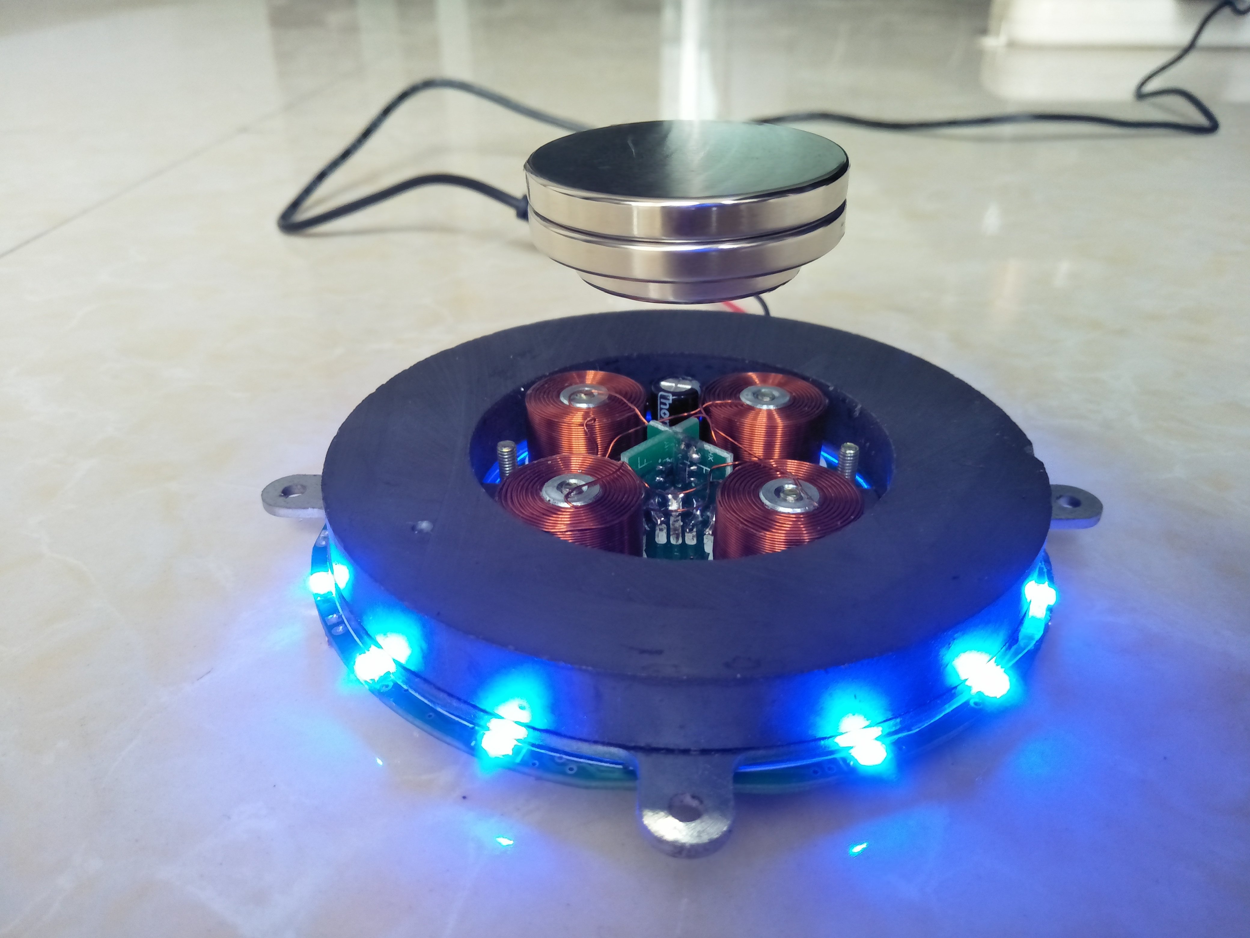 磁悬浮机芯磁悬裸机蓝牙音响diy创客设计盆栽玩具财神地球仪_7折现价