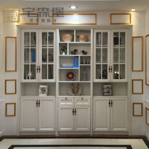 Custom process Paint door panel Coated suction plastic door panel Film pressure door panel Custom wine cabinet Book cabinet Dining side cabinet Decorative cabinet