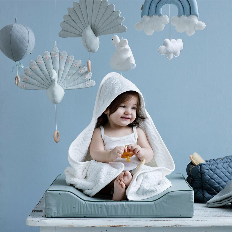 ins儿童帐篷配饰婴儿家居装饰创意立体云朵雨滴床头挂件