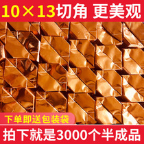 Cut Corners Golden Metatreasure Paper Semi-finished Products Traditional Tomb-sweeping Tombs on Tomb Sweeping Tombs