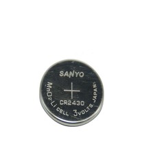Button battery sanyo CR2430 3V button battery CR2430 car remote control battery