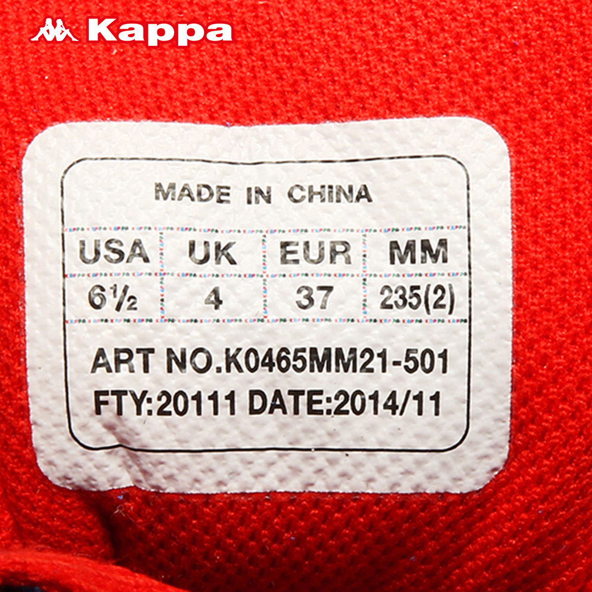 Kappa女运动鞋 复古跑步鞋拼色系带透气休闲鞋|K0465MM21产品展示图4