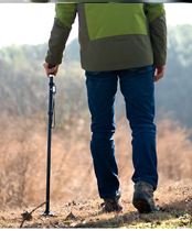 Old mans walking stick non-slip crutch four-legged walking stick old mans light multi-functional telescopic non-slip aluminum alloy crutches