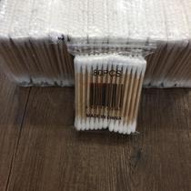 Double Head Sterile Wood Stick Cotton Sign Home Degreasing Cotton Ball Sanitary Cotton Sign Disposable Makeup Removal Makeup Wood Cotton Stick