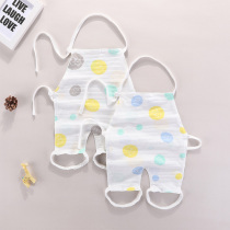 Baby Belly Pocket Summer Thin pure cotton Four Seasons universal spring and autumn newborn with legs newborn vest for baby pockets.