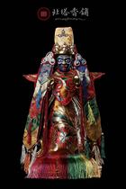 Large pure gilt bronze statue of Zaki Ram guardian of the God of Wealth Zaki Temple Lhasa Tibet