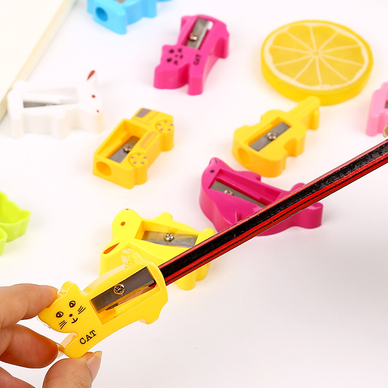 cartoon pencil sharpener pencil sharpener pencil sharpener pupils pencil sharpener school supplies stationery prize kindergarten gift