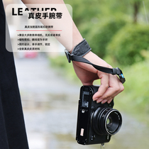 Genuine leather bracelet apply with single anti-camera quick disassembly wrist rope Canon R6 R5 Nikon micro single Sony Fuji bracelet