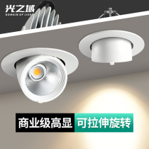 Cob Nose Lights LED Washing Walls Embedded Household Adjustable Anti-glare Lamp Shop Commercially Neutral