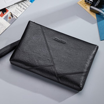 British Paolo Handbags Men Genuine Leather Luxury Brands Large Capacity Envelope Handbags Casual Handpicked Bag Men