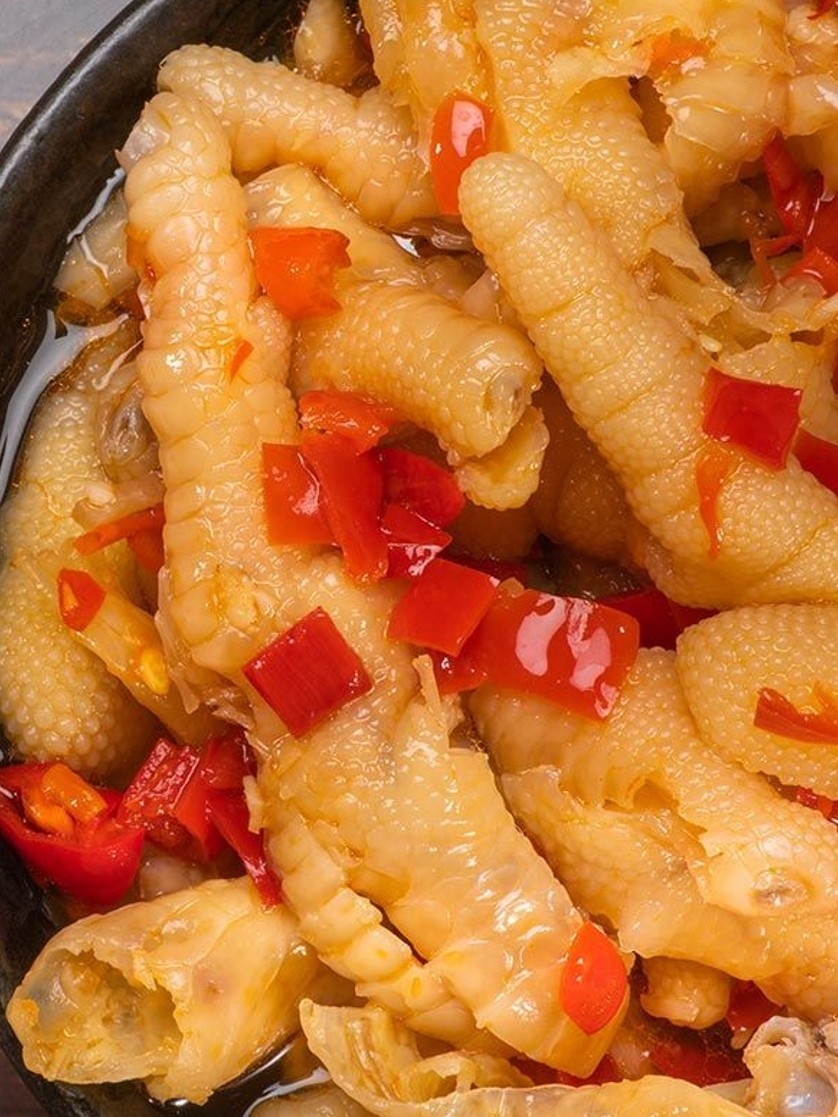 邹三和红油无骨柠檬酸辣泡椒凤爪-奶盐家居酱