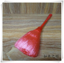 Buddhist supplies red dust sweeping Buddhist shrine Buddha statue Buddha brush dust sweeping computer screen keyboard cleaning