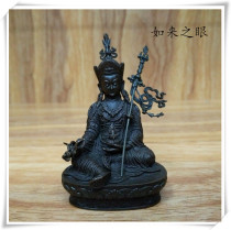 High 7cm precision stone lotus master pure copper small Buddha statue lotus flower life big man antique portable small Buddha statue