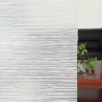 Striped translucent opaque frosted glass decorative film Glass film Office home door and window decoration explosion-proof film