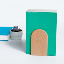 Black walnut book stand Creative Beech student bookshelf bezel Wooden book stand book stand clip stand bookshelf log