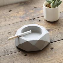 Simple ashtray Concrete decorative utensils Cement ashtray Gem bar creative personal ashtray trend