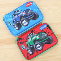 Le Zhiyuan stationery box 3D car boys pencil case EVA Zipper pen bag children gift