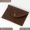 Coffee colored RFID protected zero wallet color changing leather