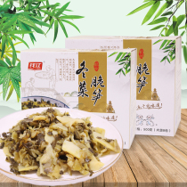 Qianjiang brand winter vegetables crispy bamboo shoots 500g snow vegetables Pickles bamboo shoots Pickles pickles with porridge instant noodles Hangzhou specialty