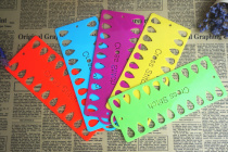 Cross-stitch perforated wire board color plastic large hole patch wire embroidered wire board wrap board tape tape tape tape tape storage ring