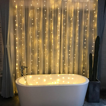 LED lights Flash lights String lights Starry net red Bedroom room decoration Waterfall New Year Star lights Decorative curtains