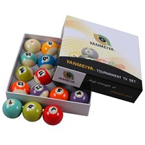 Black 8 billiards water crystal ball table football with black eight 16 colour billiards Kangle ball national standard Chinese 107 billiards