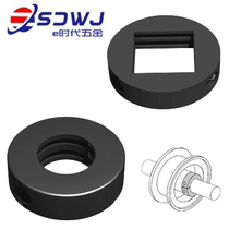 Nylon plastic square hole round hole fixed shaft sleeve 25 30 35 40 40 sleeve conveying chain wheel split fixed shaft sleeve