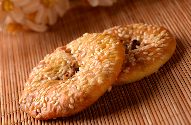 胡兴堂黄山烧饼薄金脆梅干菜扣肉酥饼3袋海苔味徽州安徽特产糕点