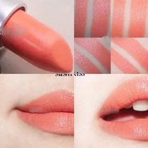 Salmon color black leather velvet mist surface nourishing fluorescent yellow lipstick red caution into the students cute vegan lipstick lipstick