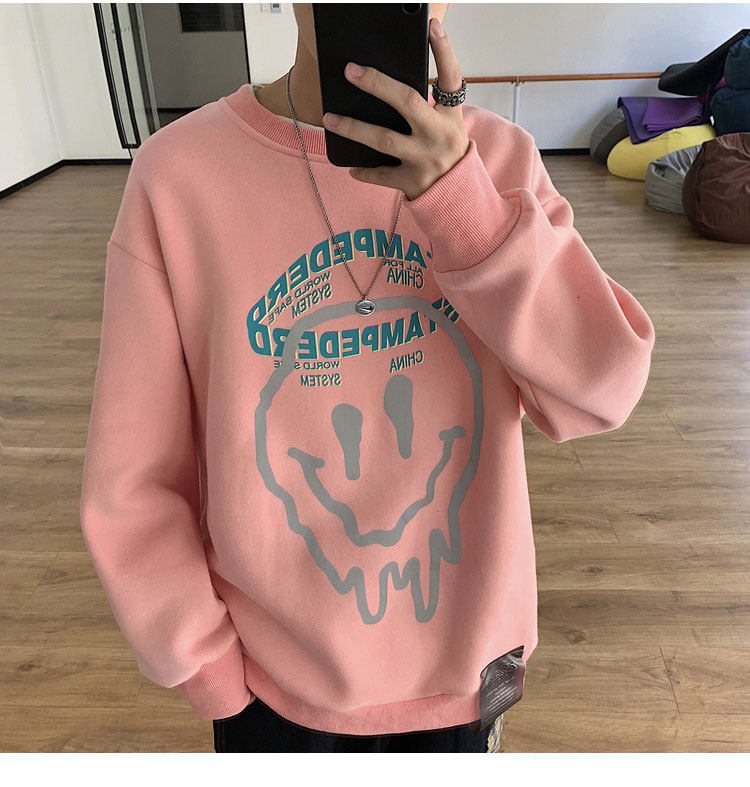 vetiver卫衣男潮ins秋冬加绒加厚潮牌嘻哈外套2019新款网红原宿风