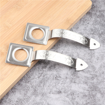 Stainless steel keyhole handle Anti-theft handle can fit lock core with hole handle external door lock handle big door lock handle