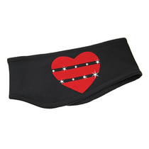 Girl figure skating headgear flower skating headband skating Hood warm hot drill adult headband multi-color heart-shaped hair strap