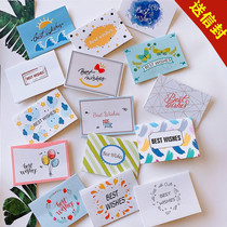 New creative hipster simple holiday universal Valentines Day greeting card thankful thank birthday message card