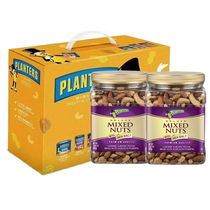 (Gentleman nuts luxury premium gift box 1926g)Two cans of American imported salt baked mixed pure nuts 963g