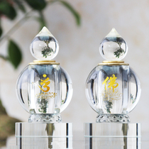 Creative household items sealed and provided for the preservation of the sage mannitol crystal stupa ornaments PAGU bottle