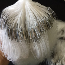 Long strip lead pendant 1 finger 2 finger 3 finger 4 finger three layer fishing net sinking net tin pendant fishing gear wire mesh white carp