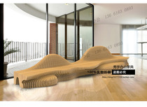 Shanghai modeling chair personality modern alien creative fashion art shopping mall bench art slicing seat customization