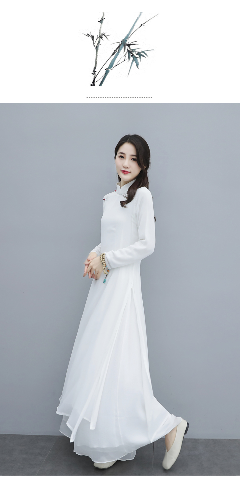 禅意茶人服三件套装连衣裙【价格 图片 品牌 报价】-苏宁易购巴乔女装