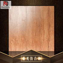 Bedroom matte antique tile living room wood grain vintage floor tiles 600x600 non-slip wear-resistant floor tiles